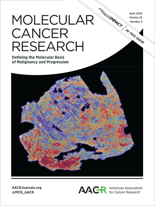 Molecular Cancer Research Cover Image for Volume 22, Issue 4