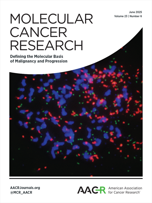 Molecular Cancer Research Cover Image for Volume 23, Issue 6