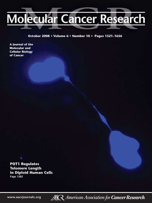 Molecular Cancer Research Cover Image for Volume 6, Issue 10