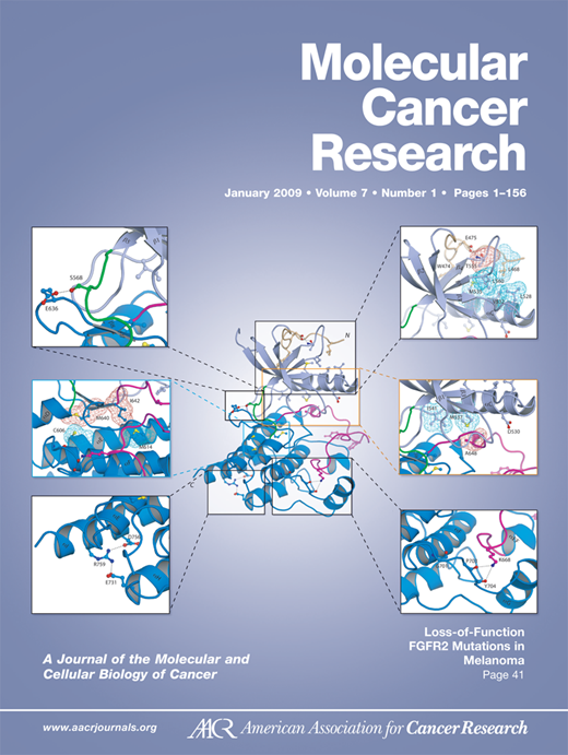 Molecular Cancer Research Cover Image for Volume 7, Issue 1