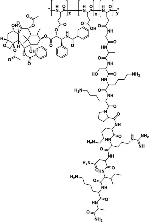 Figure 1. Structure of the PGA–PTX–NTP conjugate.