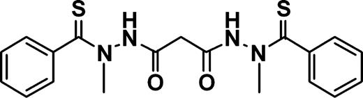 Figure 1. Chemical structure of elesclomol.
