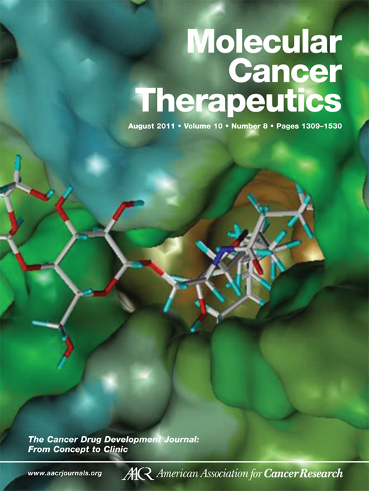 Molecular Cancer Therapeutics Cover Image for Volume 10, Issue 8