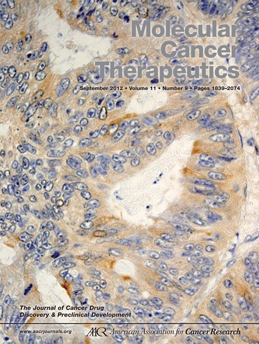 Molecular Cancer Therapeutics Cover Image for Volume 11, Issue 9