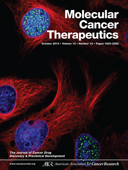 Molecular Cancer Therapeutics Cover Image for Volume 12, Issue 10