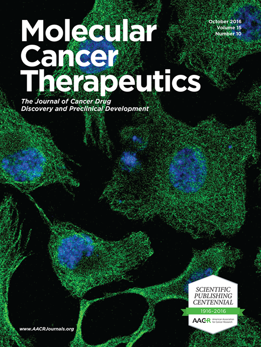 Molecular Cancer Therapeutics Cover Image for Volume 15, Issue 10