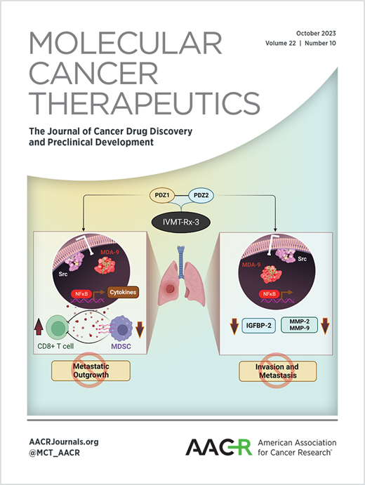 Molecular Cancer Therapeutics Cover Image for Volume 22, Issue 10