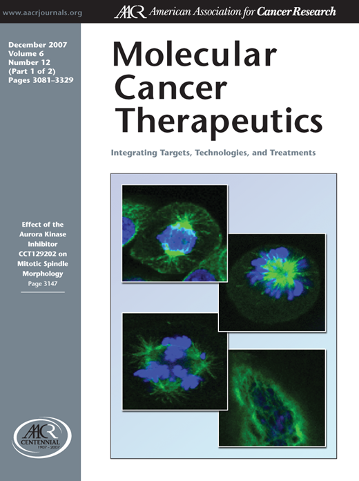 Molecular Cancer Therapeutics Cover Image for Volume 6, Issue 12