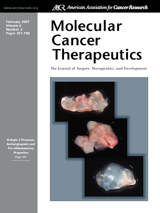 Molecular Cancer Therapeutics Cover Image for Volume 6, Issue 2