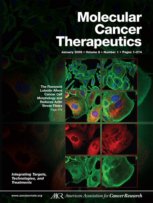 Molecular Cancer Therapeutics Cover Image for Volume 8, Issue 1