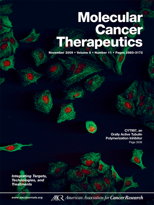 Molecular Cancer Therapeutics Cover Image for Volume 8, Issue 11