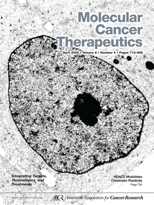 Molecular Cancer Therapeutics Cover Image for Volume 8, Issue 4