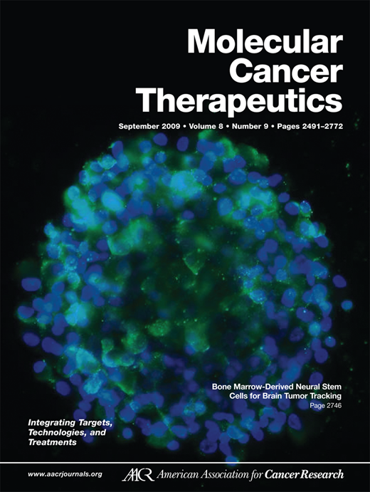 Molecular Cancer Therapeutics Cover Image for Volume 8, Issue 9