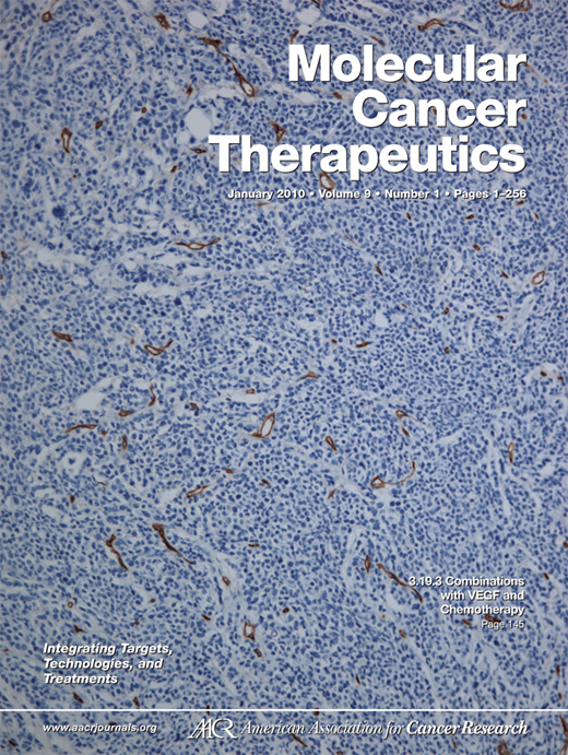Molecular Cancer Therapeutics Cover Image for Volume 9, Issue 1