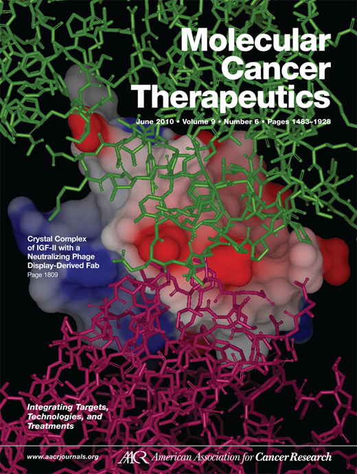 Molecular Cancer Therapeutics Cover Image for Volume 9, Issue 6